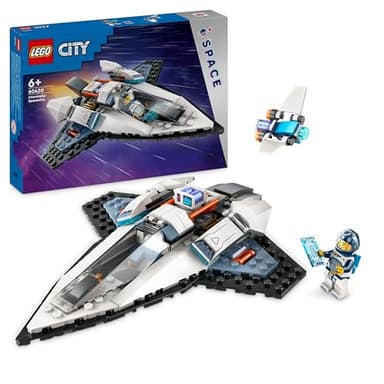 LEGO City Interstellar Spaceship Toy Set, Outer Space Building Toys for 6 Plus Year Old boys, Girls & Kids, With Astronaut Minifigure for Imaginative Play, Birthday Gift Idea 60430